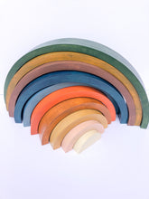 Load image into Gallery viewer, Rainbow Stacker - 10 Piece Earth Tone
