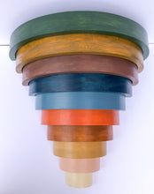 Load image into Gallery viewer, Rainbow Stacker - 10 Piece Earth Tone