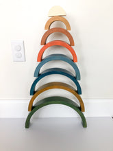 Load image into Gallery viewer, Rainbow Stacker - 8 Piece Earth Tone