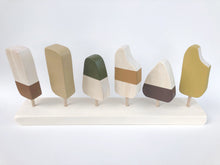 Load image into Gallery viewer, Popsicle Set of Six - Earth Tones