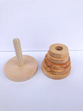 Load image into Gallery viewer, Ring Stacker - 5 Ring Natural