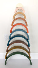 Load image into Gallery viewer, Rainbow Stacker - 10 Piece Earth Tone