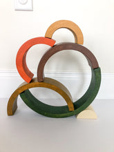 Load image into Gallery viewer, Rainbow Stacker - 6 Piece Earth Tone