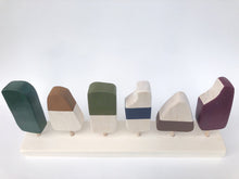 Load image into Gallery viewer, Popsicle Set of 6 - Dark Earth Tones