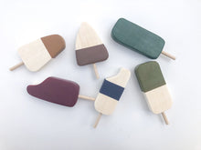 Load image into Gallery viewer, Popsicle Set of 6 - Dark Earth Tones