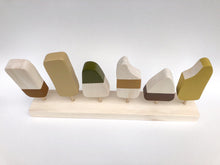 Load image into Gallery viewer, Popsicle Set of Six - Earth Tones