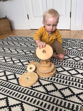 Load image into Gallery viewer, Ring Stacker - 8 Ring Natural