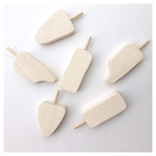 Load image into Gallery viewer, Popsicle Set of 6 - Natural Wood