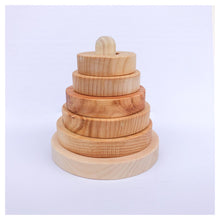 Load image into Gallery viewer, Ring Stacker - 5 Ring Natural