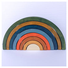 Load image into Gallery viewer, Rainbow Stacker - 8 Piece Earth Tone
