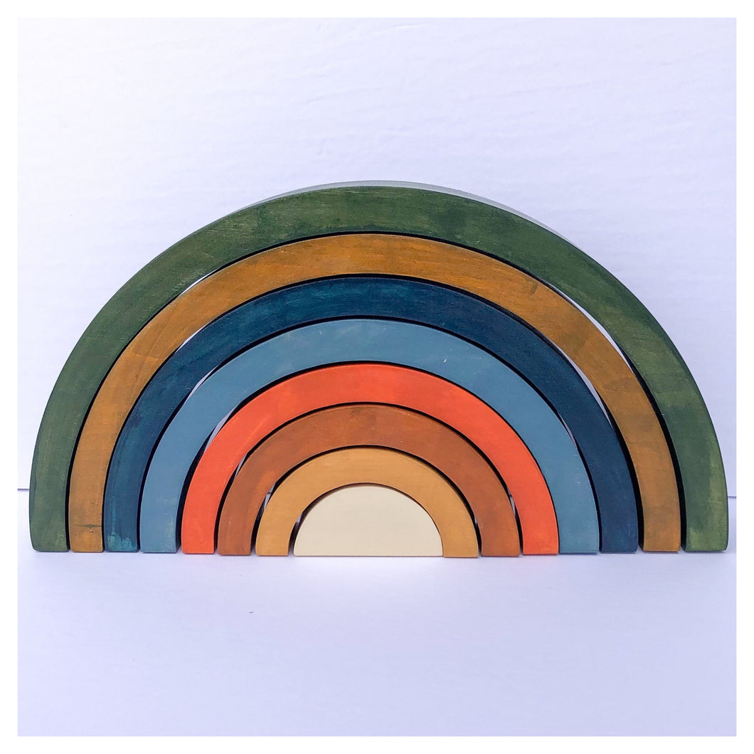 Rainbow Stacker - 8 Piece Earth Tone