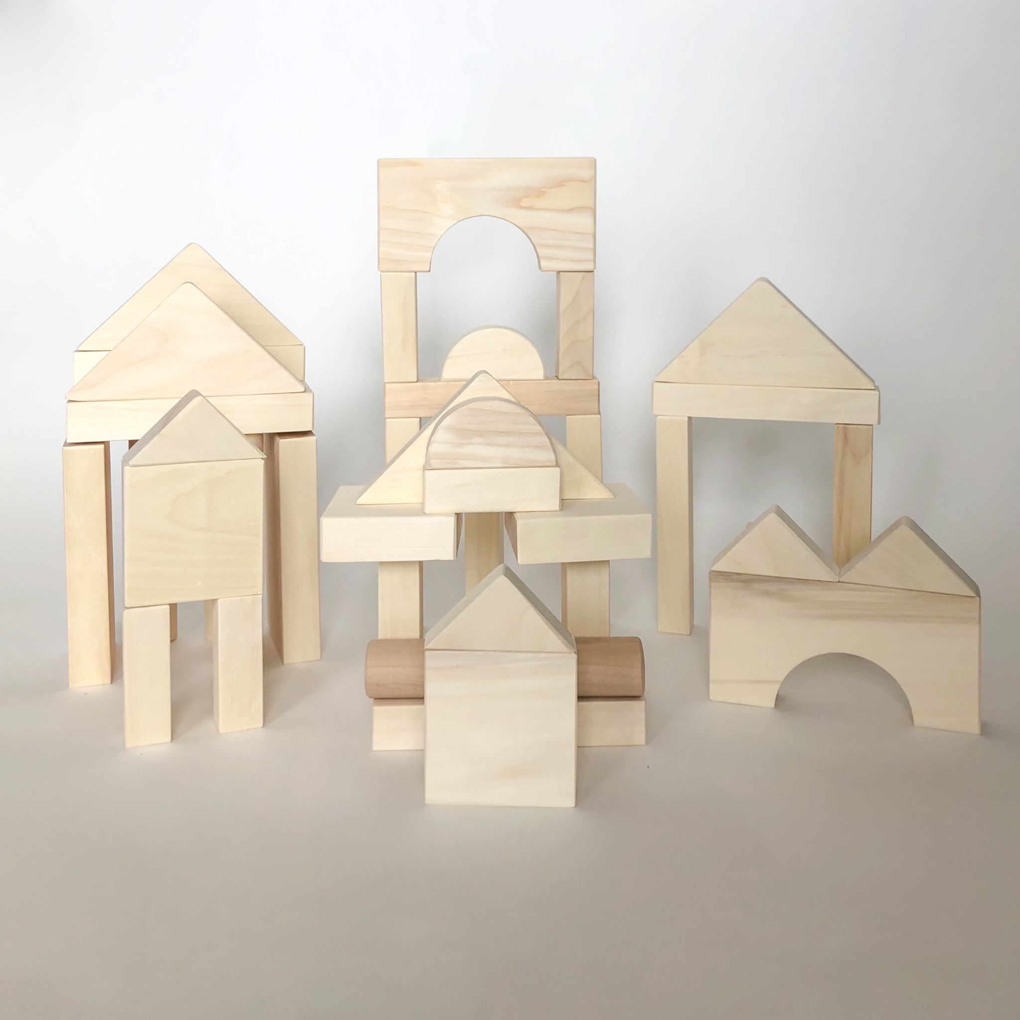 Hardwood building discount blocks