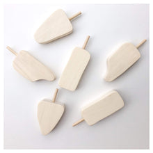 Load image into Gallery viewer, Popsicle Set of 6 - Natural Wood
