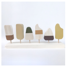 Load image into Gallery viewer, Popsicle Set of Six - Earth Tones
